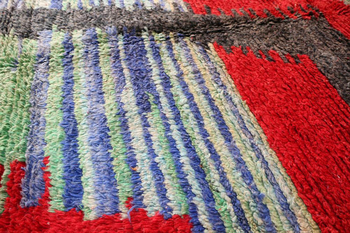 BERBERTEPPICH aus reiner Wolle 163x 262 cm - Multicolor, Naturmaterialien (163/262cm) - AFK Living