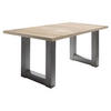 ESSTISCH ausziehbar Eila 3 140 x 90 x 75 Esszimmertisch Graphit/Eiche Sägerau - Sonoma Eiche, Holz (140/90/75cm) - 58aufmkessel