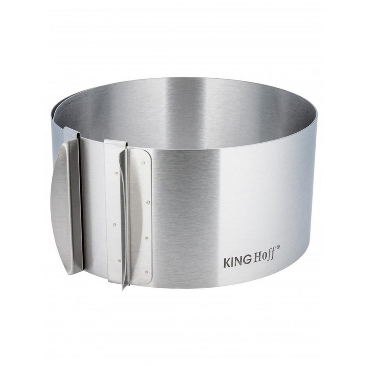 TORTENRING Silber 16/16/8.5 cm KH4614 - Silberfarben, Metall (16/8.5/16cm) - Kinghoff 