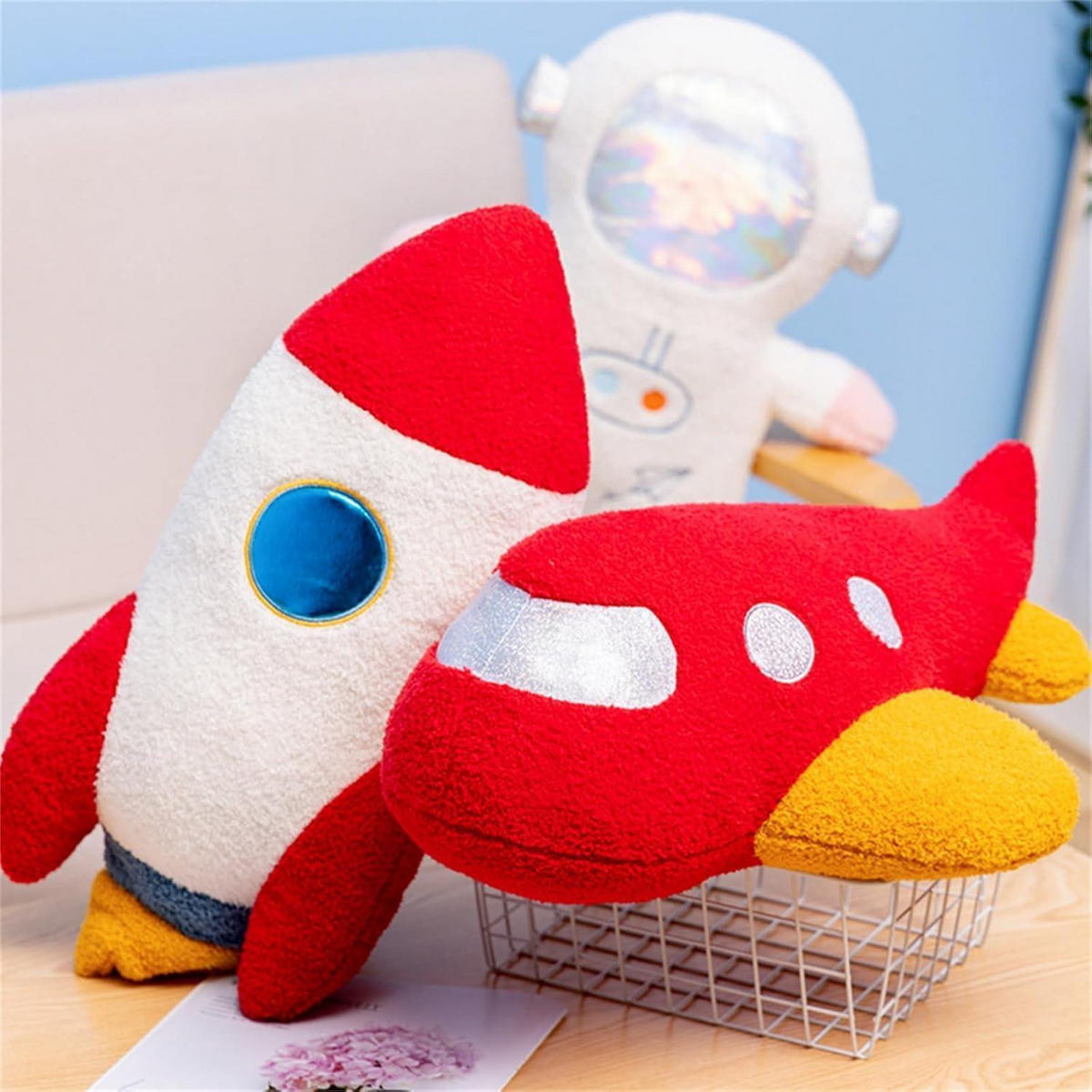 PLÜSCHTIER Rakete 58 cm - Multicolor, Textil (20/58cm)