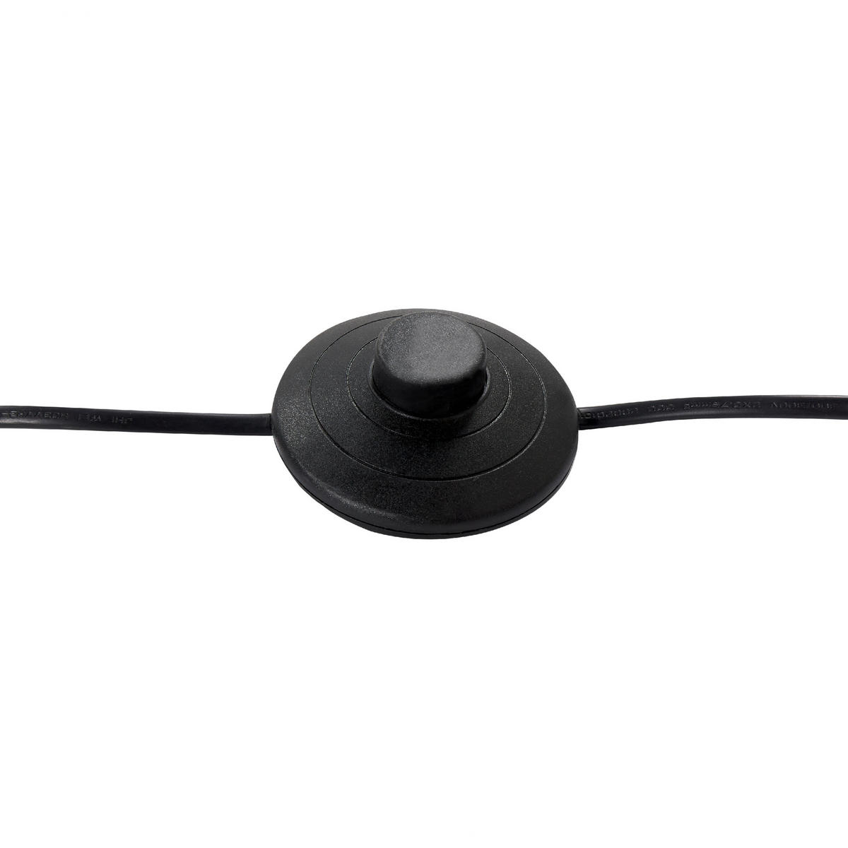 STEHLAMPE Schwarz/Weiß/Messing Caudelo - Messingfarben/Schwarz, Metall (28/28/150cm) - Beliani