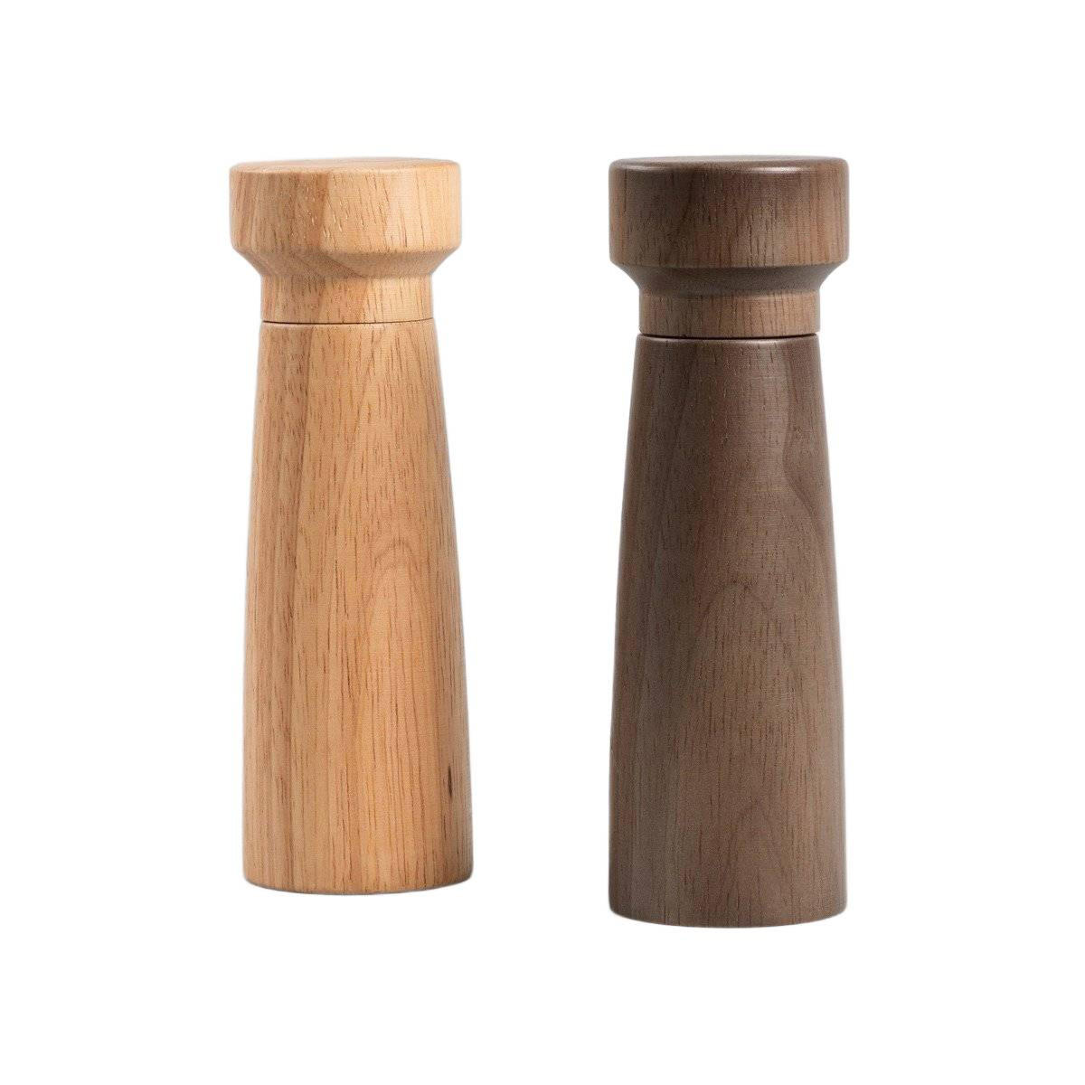 GEWÜRZMÜHLE Kabana 17,5 cm 2er-Set - Naturfarben, Holz (7/17/7cm) - Homla
