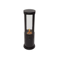 BIOETHANOL-OFEN Schwarz inklusive 1.5 L-Tank und 3 kW Leistung - Schwarz, Metall (37/110/37cm) - Purline