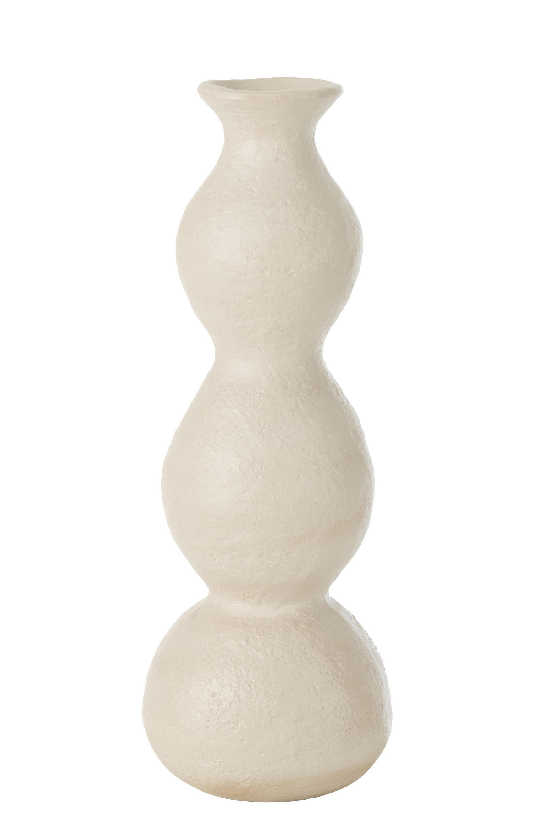 KERZENHALTER OLINA - Töpferei - Beige - L - Beige, Keramik (13.5/37.5/13.5cm) - J-Line