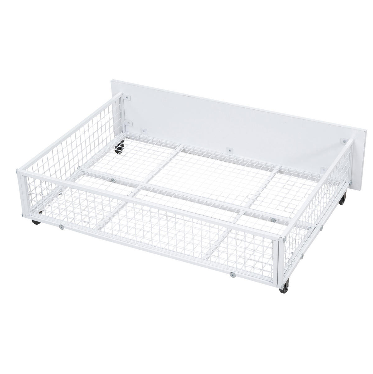 ETAGENBETT 140/200 und 2 x 90/200 cm in Weiß mit Schubladen, teilbar - Weiß, Metall (140/200cm) - OKMYHOME