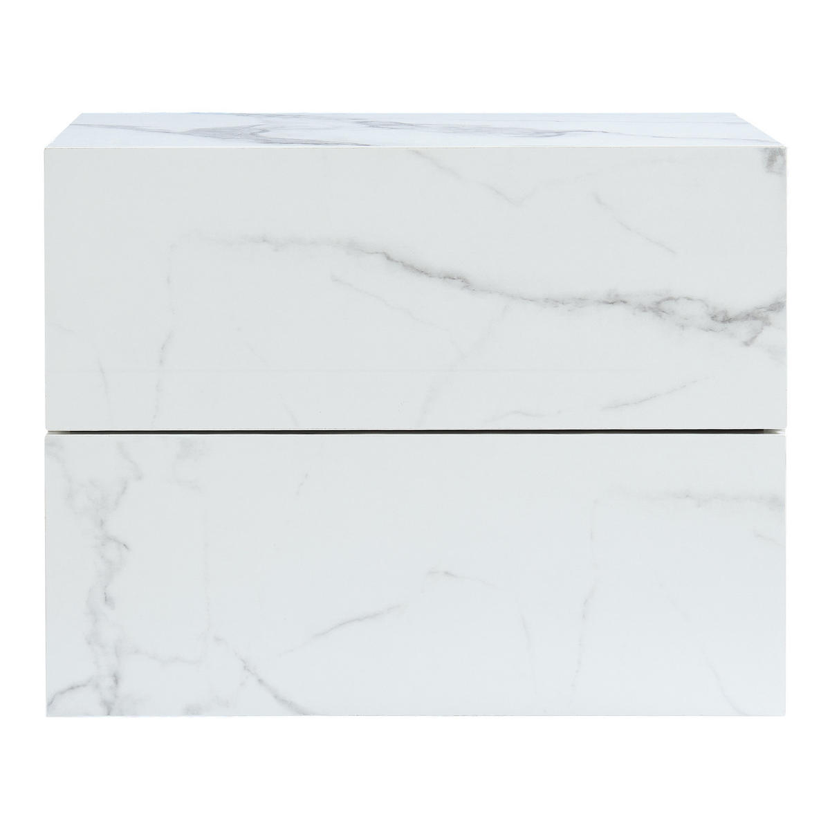 WANDREGAL Ampfing - Weiß, Holzwerkstoff (40/30/29cm) - [en.casa]