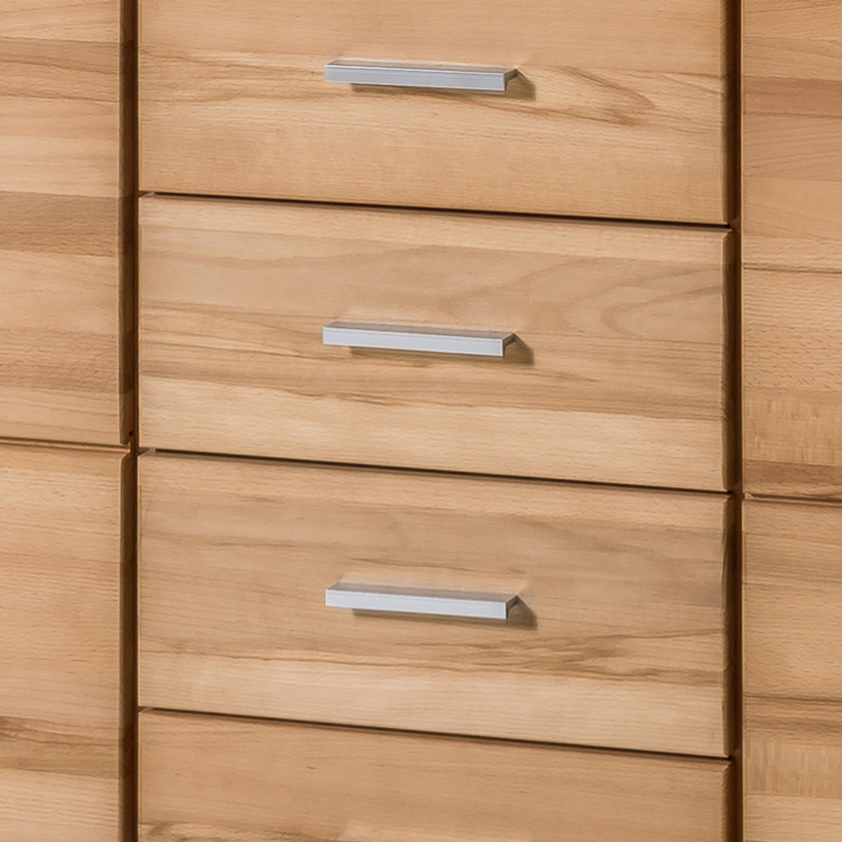 SIDEBOARD - Kernbuche teilmassiv - Kernbuche, Holz/Holzwerkstoff (158/80/40cm) - home24