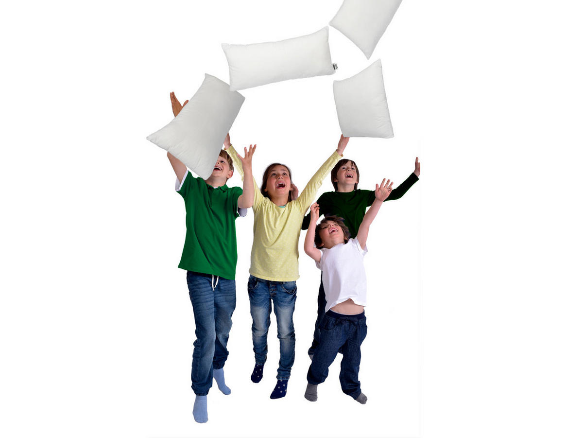 XL-NACKENROLLE PublikFree Faserbällchen 25/70 cm - Weiß, Naturmaterialien/Kunststoff (25/70cm) - beties Heimtextil