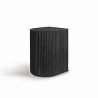 HOCKER Duna mit Stauraum - Schwarz, Holz (35/45/32.8cm) - Woodendot