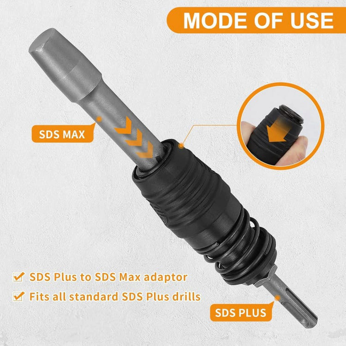 BOHRER - wird zum Bohren verwendet - Schwarz, Metall (9.5/4.1/1cm) - DCA