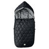 KINDERWAGEN-FUSSSACK Recy XL, black/greyblack/grey - Schwarz Hochglanz, Textil (44/7/95cm) - Kaiserbaby