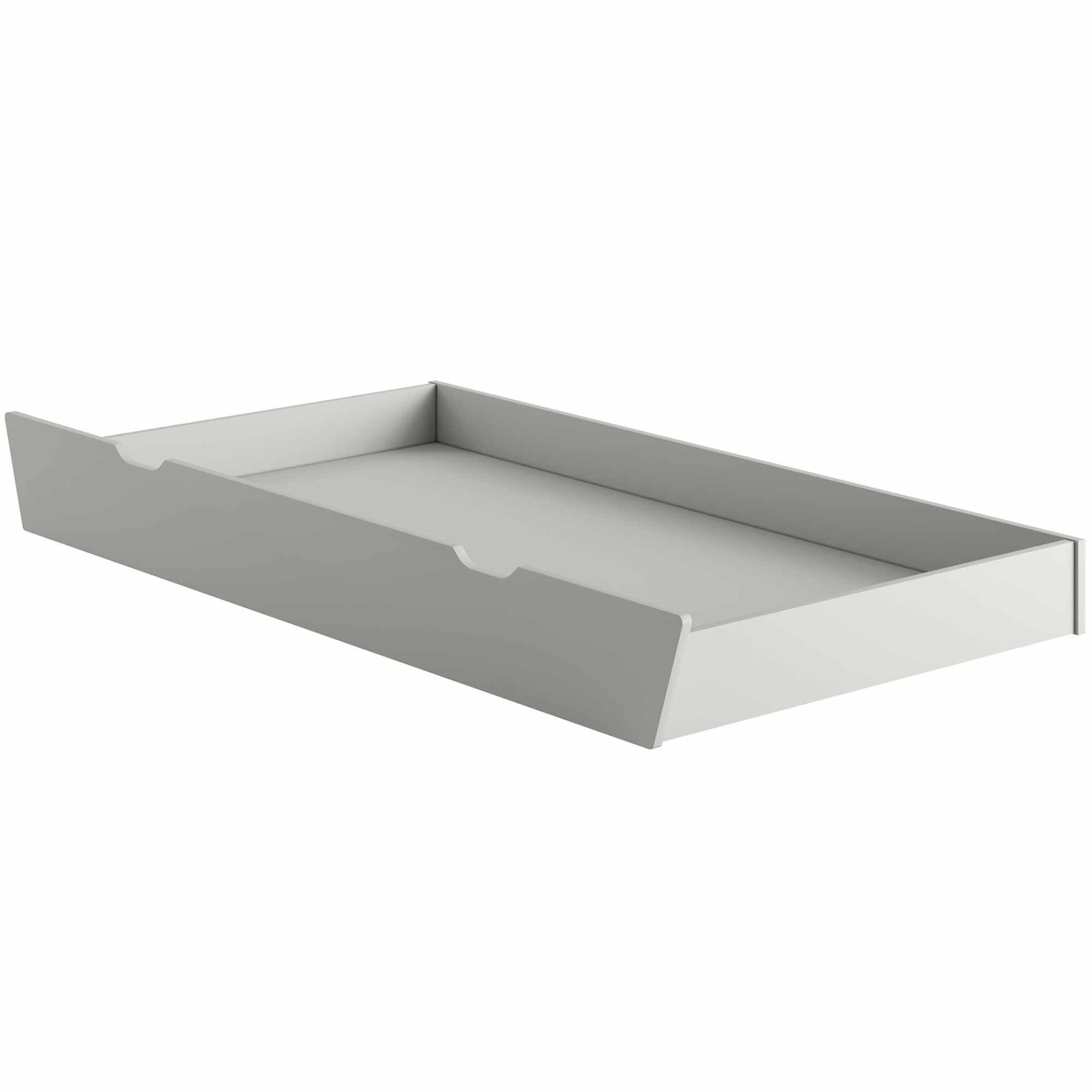 Konsimo® Bettschubkasten Grau 199x18x94 cm