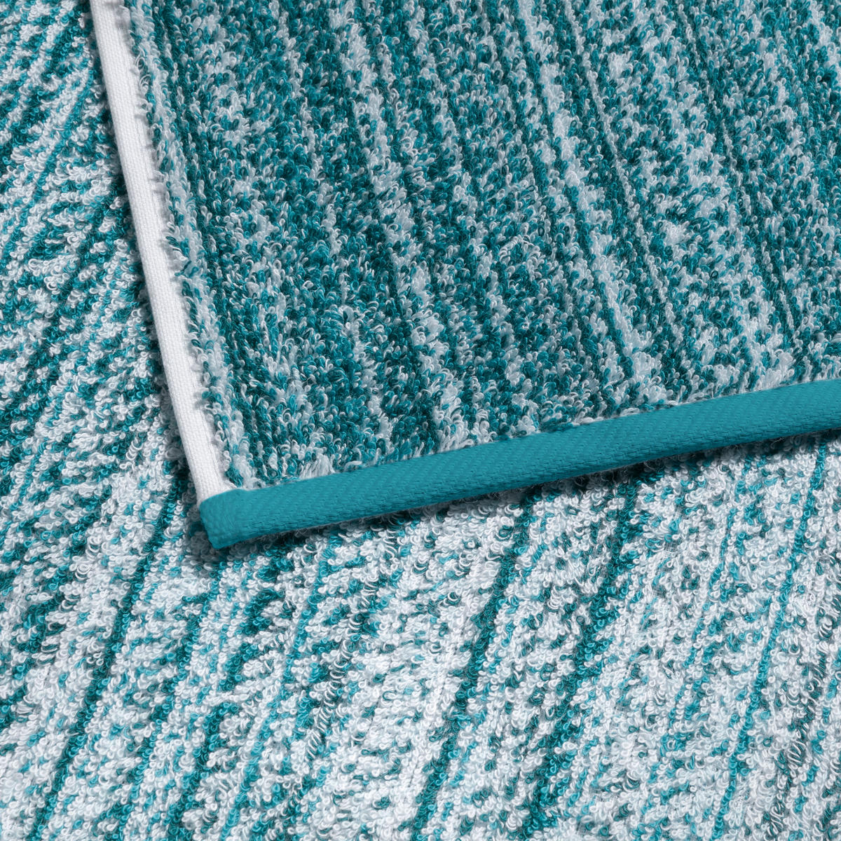 HANDTUCH TIDE - Blau/Grün, Textil (50/100cm) - MÖVE
