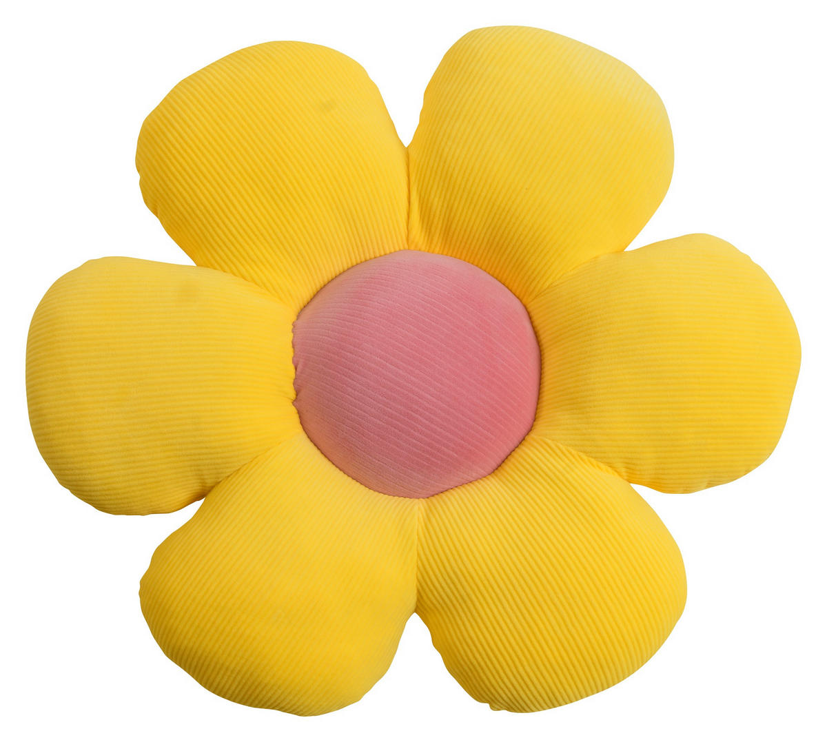 DEKOKISSEN Minnie Blume - Gelb, Textil (50cm) - Magma Heimtexx
