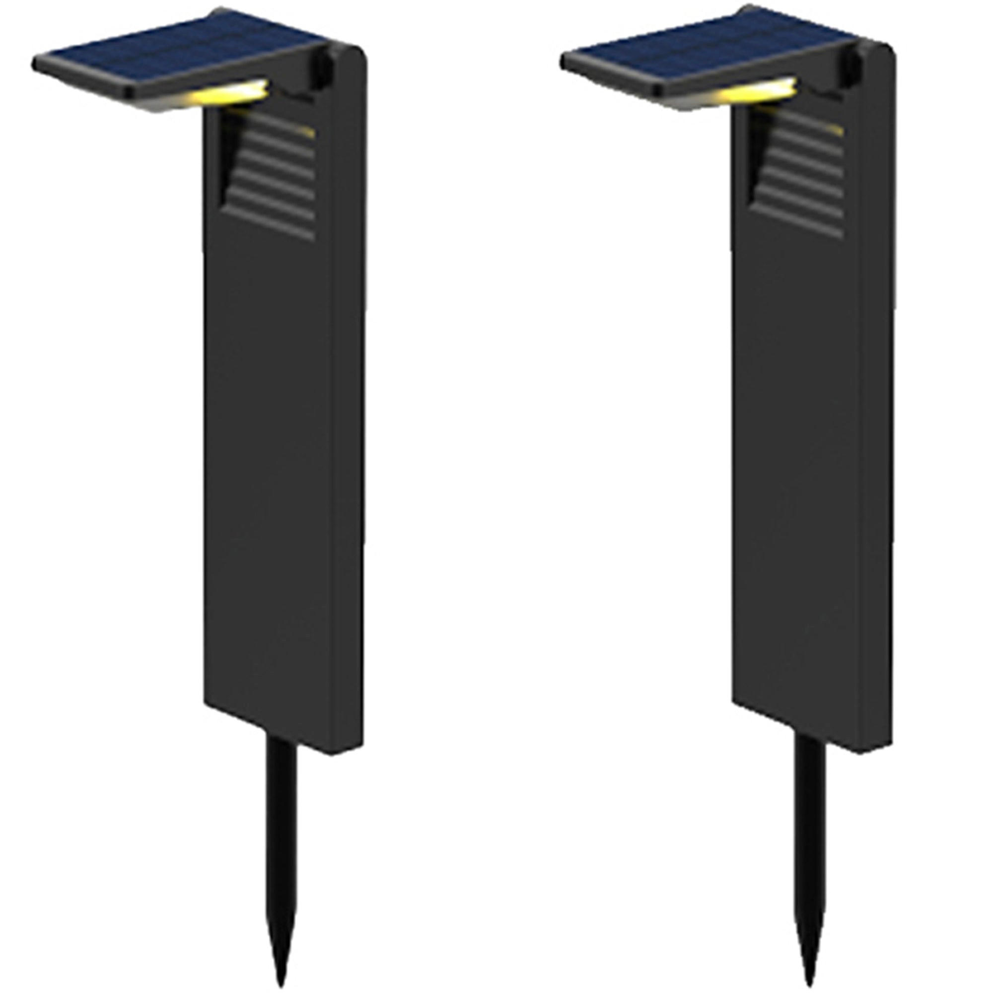 SOLARLEUCHTEN OSTRY schwarz - Schwarz, Kunststoff (16/9/41cm) - Lumisky