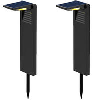 SOLARLEUCHTEN OSTRY schwarz - Schwarz, Kunststoff (16/9/41cm) - Lumisky