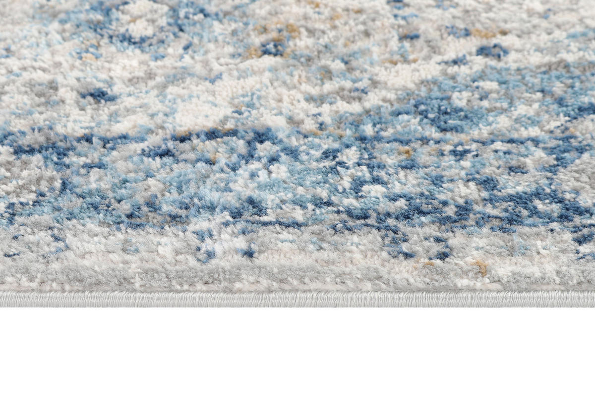 TEPPICHLÄUFER VALLEY hellblau vintage 120/200 cm - Hellblau, Textil (120/200cm) - Tapiso