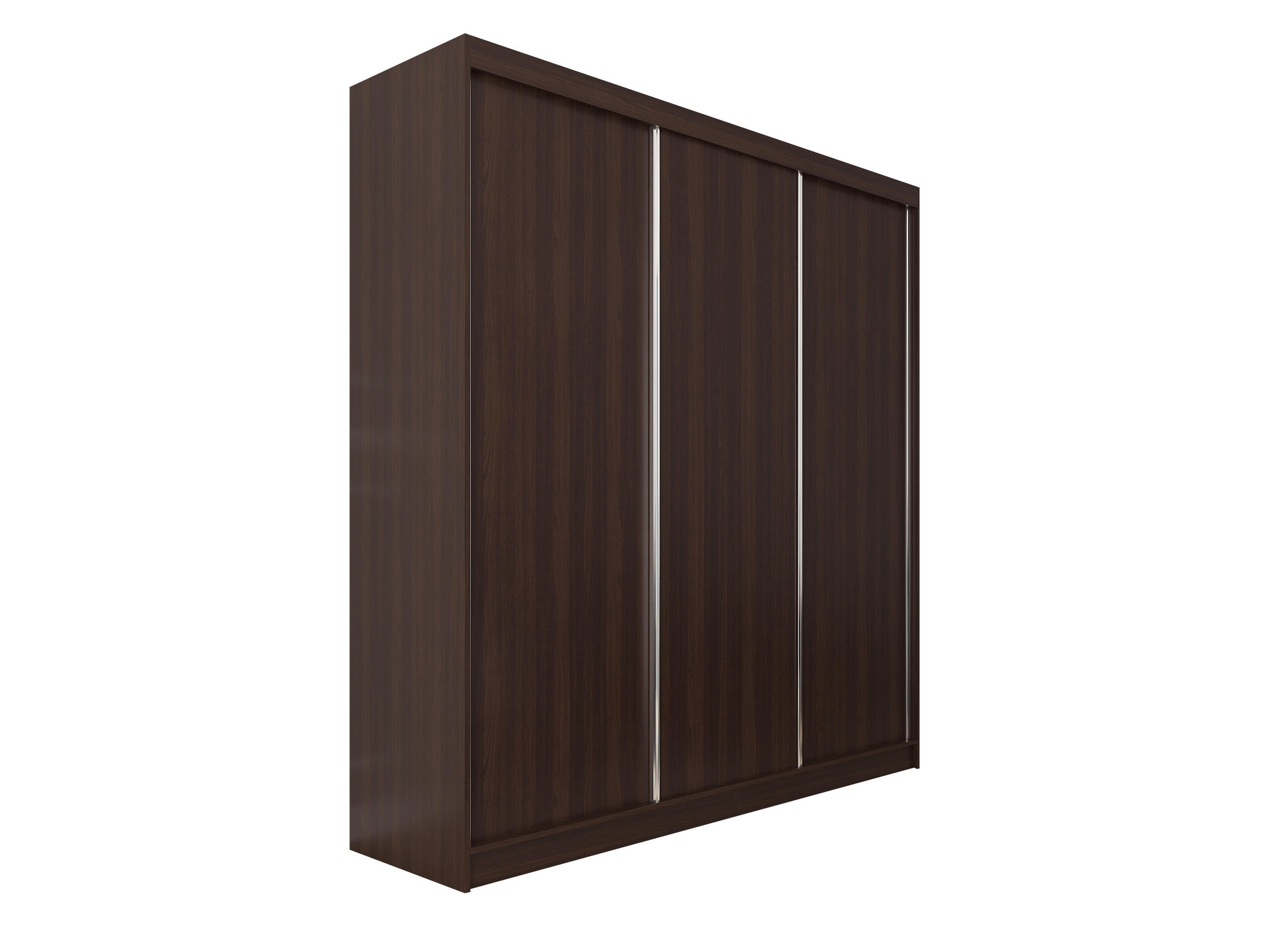 SCHWEBETÜRENSCHRANK SOFIA 180/216/61 cm 3-türig Wengefarben - Wengefarben, Holzwerkstoff (180/216/61cm) - MASSENO