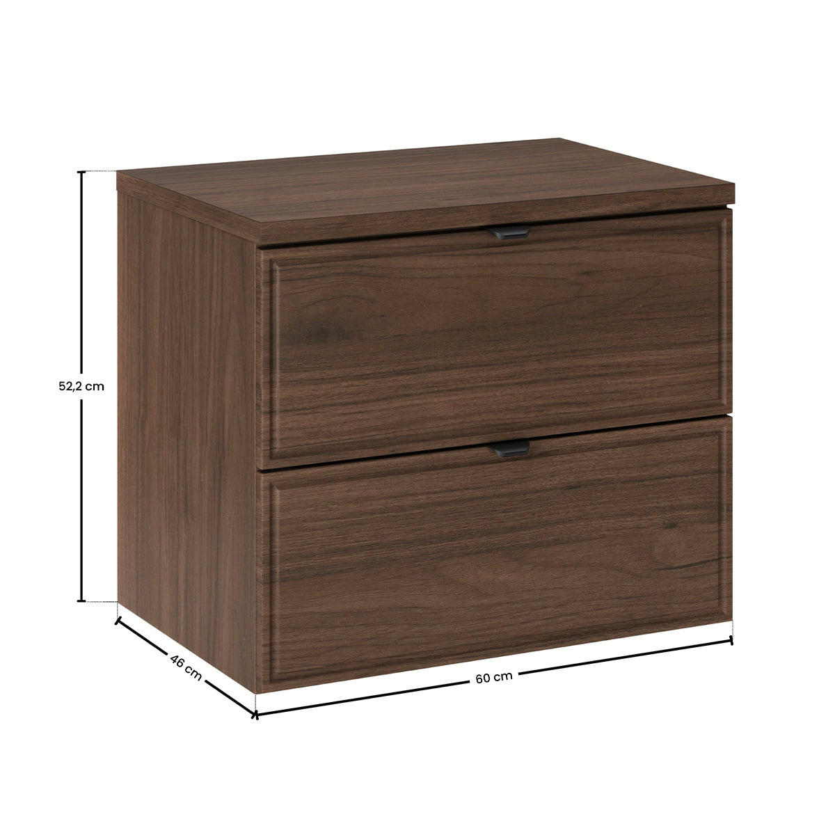 DONJI ELEMENT ZA UMIVAONIK 60cm Elias Drvo - smeđa, drvni materijal (60/52.2/46cm) - Petits-meubles