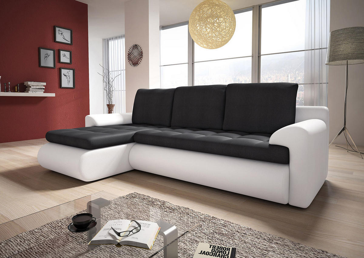 ECKSOFA Santi, Seite: Links - Grau, Holz/Textil (226/152cm) - Sofnet