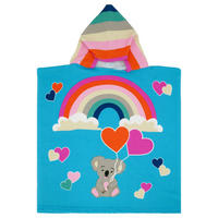 PONCHO Kinder Mikrofaser Mehrfarbig 60x60 250g/m² - PONCHO Koala - Multicolor, Textil (Einheitsgrößenull) - LE COMPTOIR DE LA PLAGE