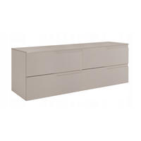 WASCHBECKUNTERSCHRANK MODERN 120 cm mit Arbeitsplatte Farbe: Kaschmir - Kaschmir - Kaschmir, Holzwerkstoff (120/57/46cm) - Rodan