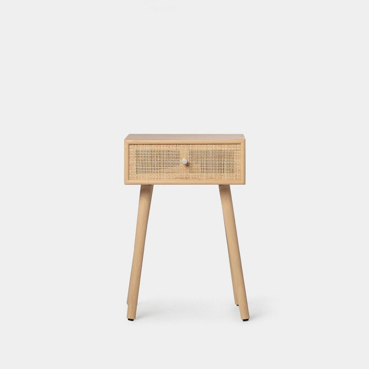 NACHTTISCH MIT 1 SCHUBLADE Lisa Natürlich 40 cm x 61 cm - Naturfarben, Holzwerkstoff (40/61/36cm) - Klast Home