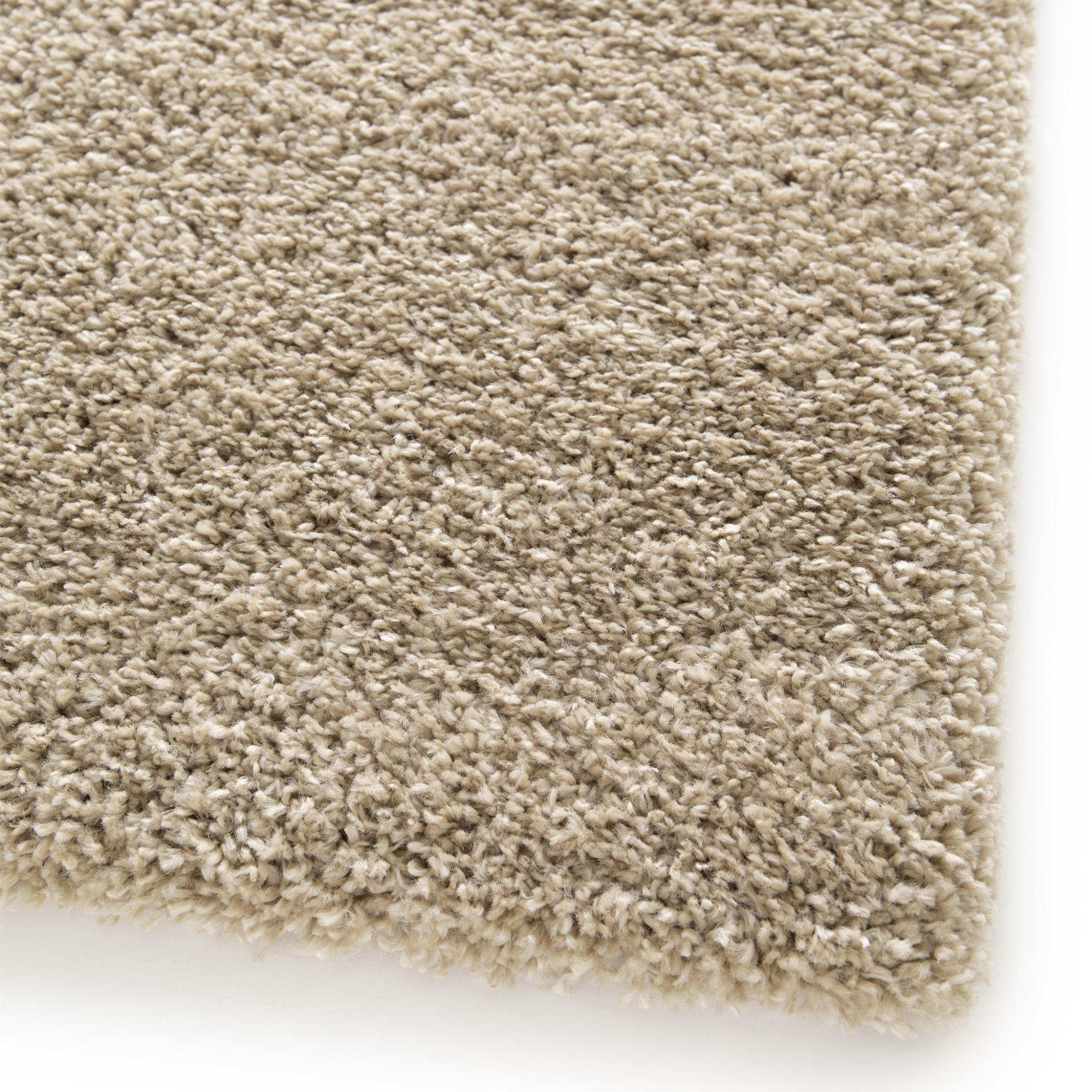 Thumbnail - Steffensmeier Hochflorteppich, Sand, Textil, Uni, Rechteckig, 80x150 cm, für Fußbodenheizung geeignet, Teppiche & Böden,...