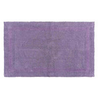 BADEMATTE 50/80 cm, 100% Baumwolle, wendbar - Flieder, Textil (50/80cm) - Homescapes