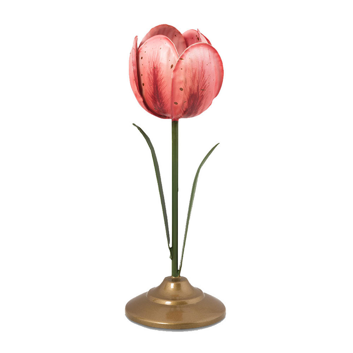 KERZENHALTER 2er-Set Tulpe s metal rosa - Rosa, Metall (8.5/26/8.5cm) - Pip Studio