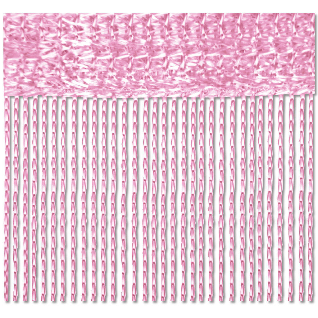 FADENVORHANG 90 cm x 240 cm Fadengardine (Rosa) Ideal als Insektenschutz oder Raumteiler - Rosa, Textil (90/240cm) - Bestlivings