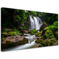 LEINWANDBILD Landschaften 120x60cm - Grün, Textil (120/60cm) - Feeby