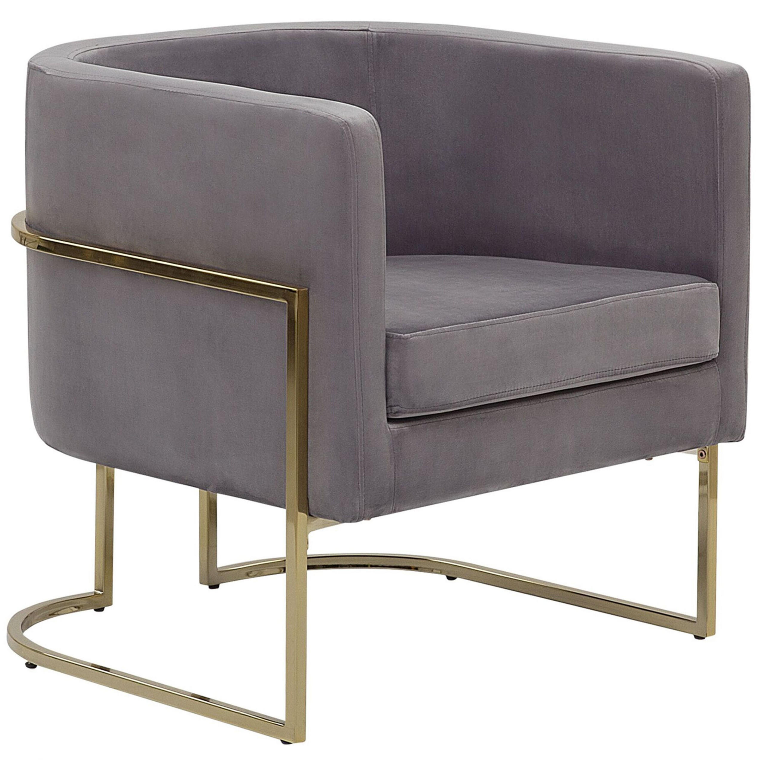 Beliani SESSEL Grau 72cm × 70cm × 71cm