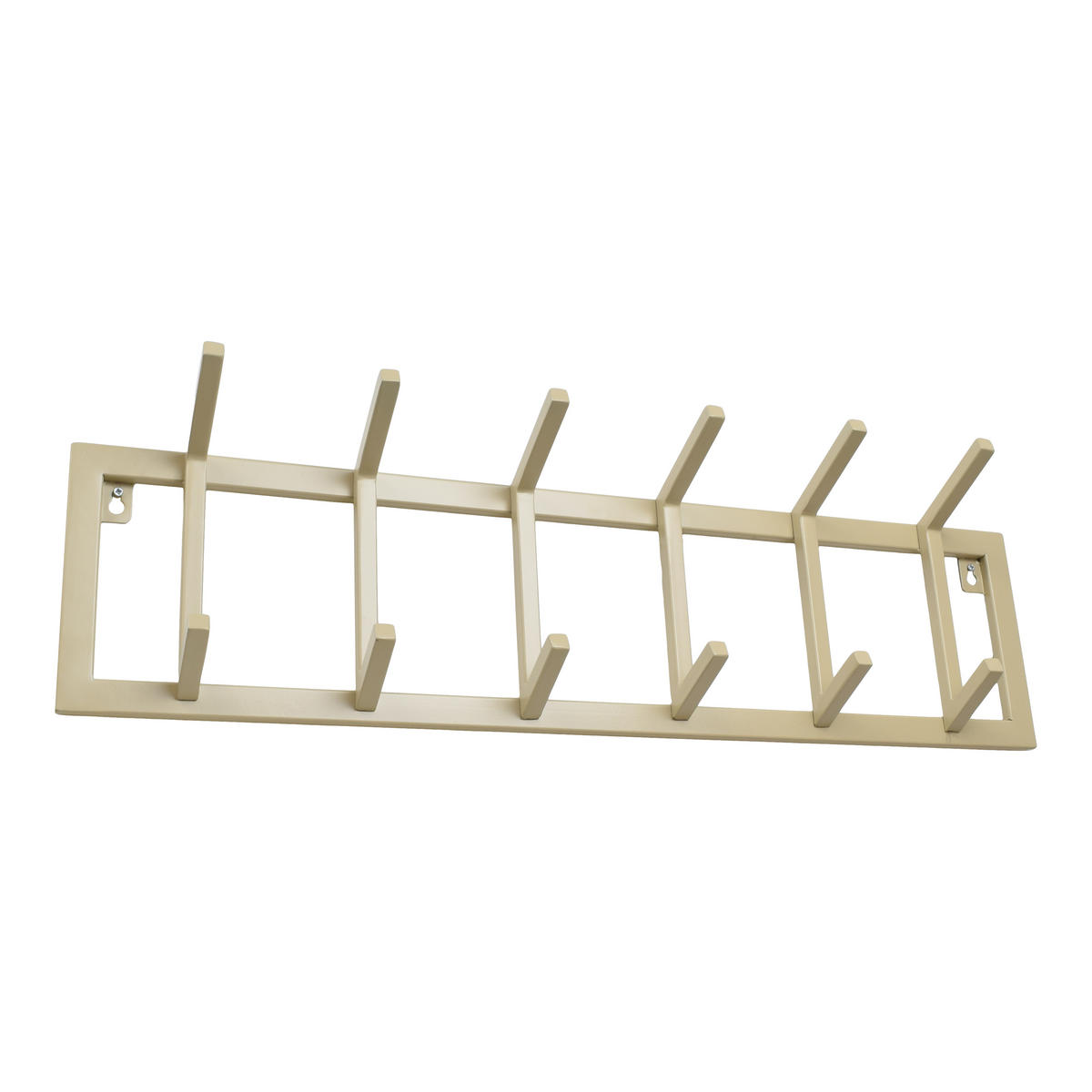 KLEIDERABLAGE Jaimy Beige - Beige, Metall (80/24/12cm) - LOFT42