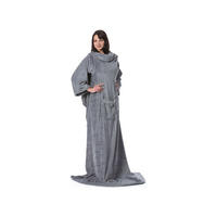 KUSCHELDECKE, 170x200 cm, 100% Polyester, Grau - Taupe, Textil (170/200cm) - Zollner