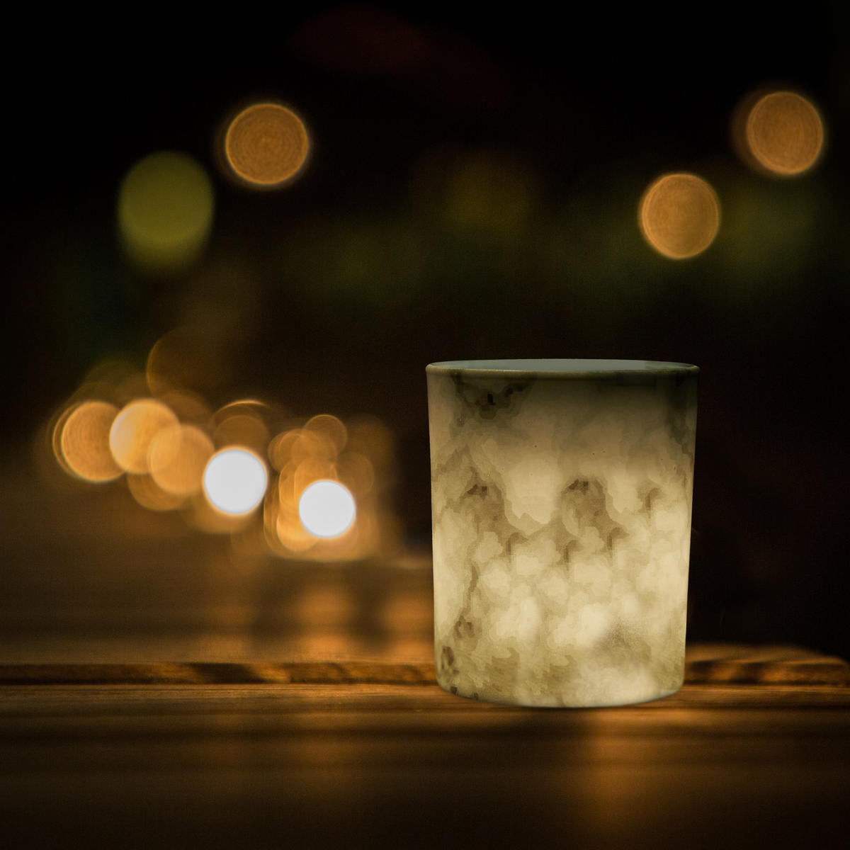 12xTEELICHTGLAS - Grau, Glas (8.5cm) - Relaxdays