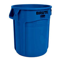 MÜLLEIMER 75,7 Liter 58,1x49,5 cm Kunststoff Blau - Blau, Metall (49.5/58.1/49.5cm) - PROREGAL