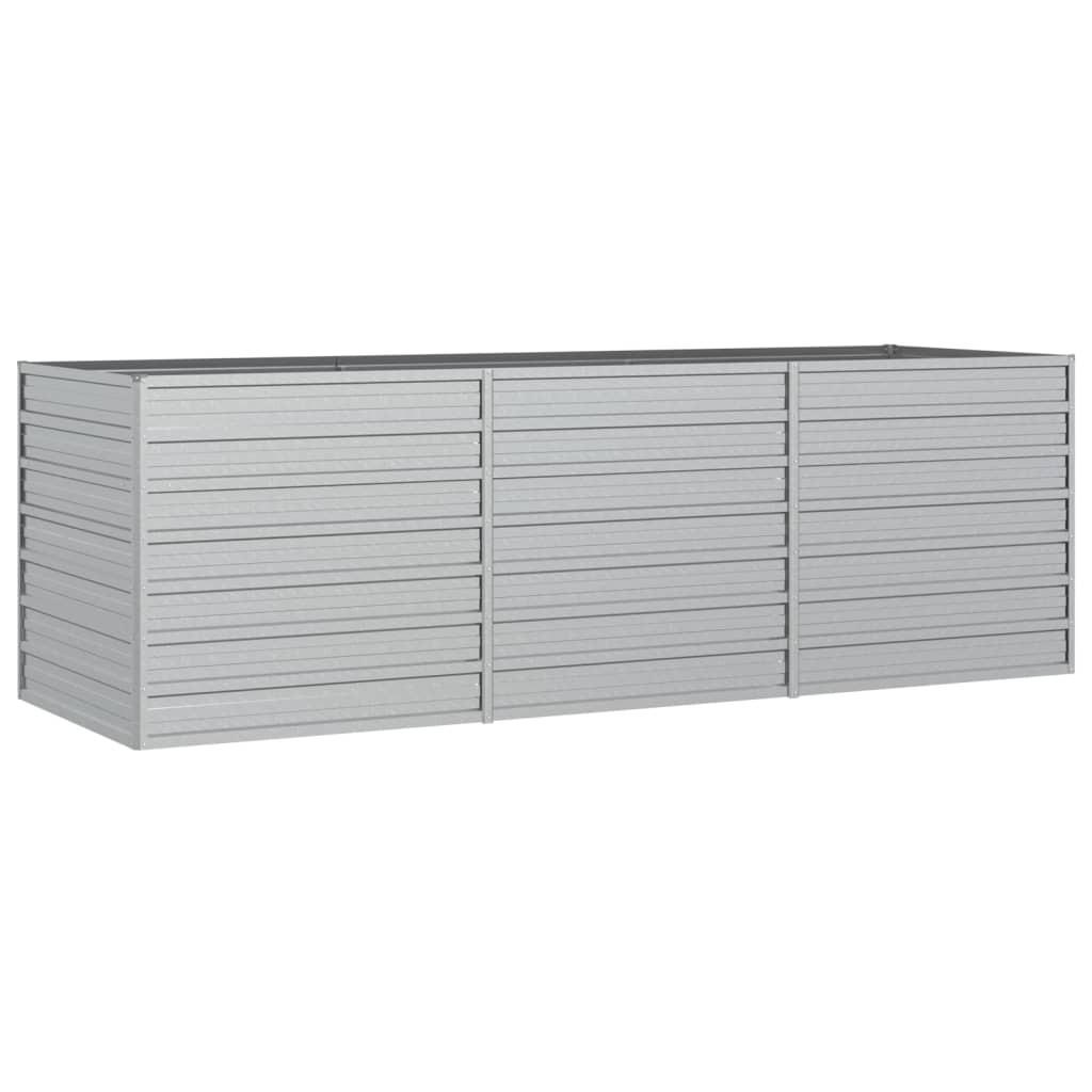 Deluke Hochbeet Silber 240x77x80 cm