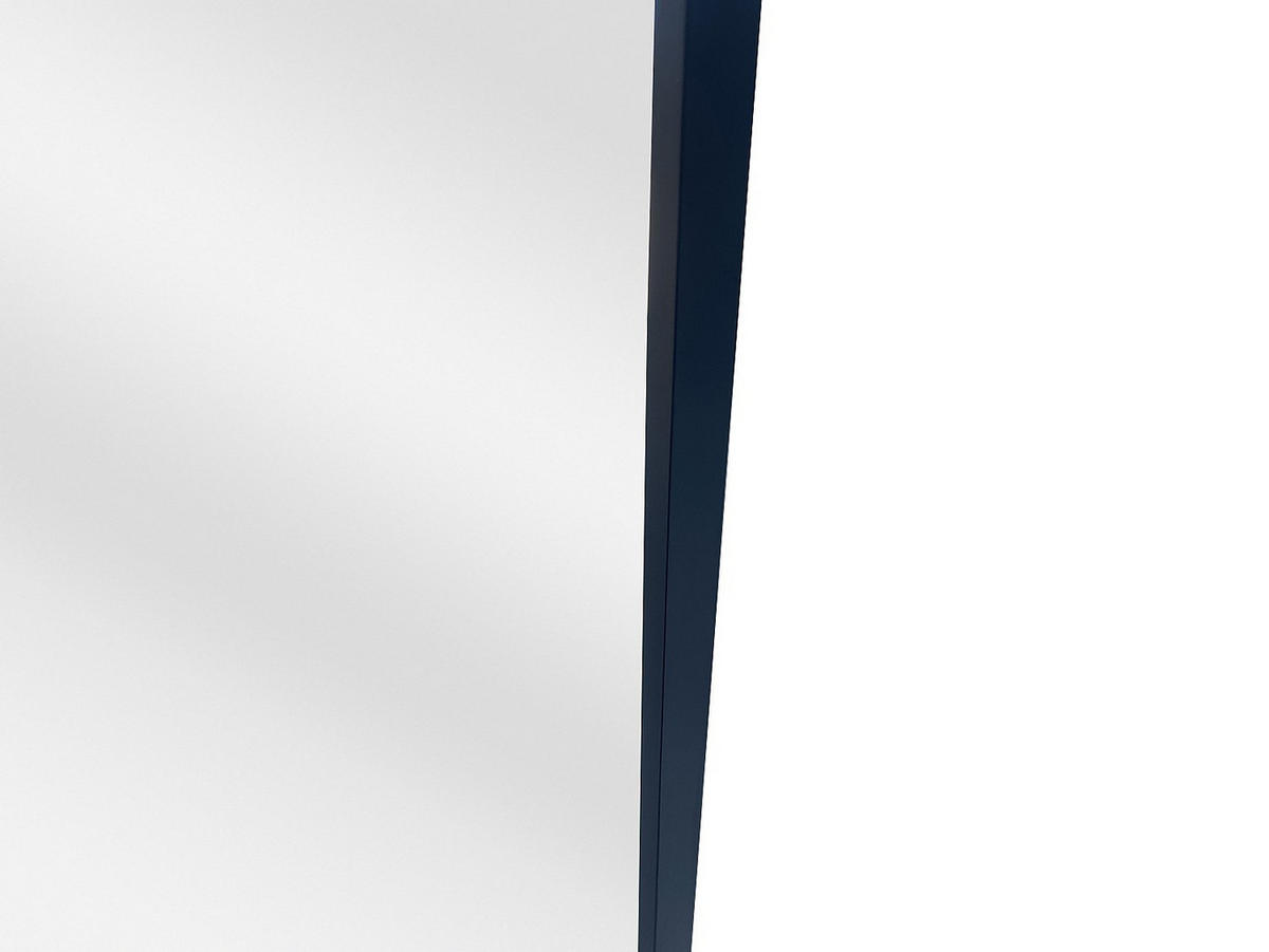 WANDSPIEGEL - 118 x 3 - metall - schwarz Sonava - Schwarz, Metall (118/170/3cm) - Vente-Unique