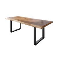 ESSTISCH TITAN - Beige/Schwarz, Holz (110/240/79cm) - SAM