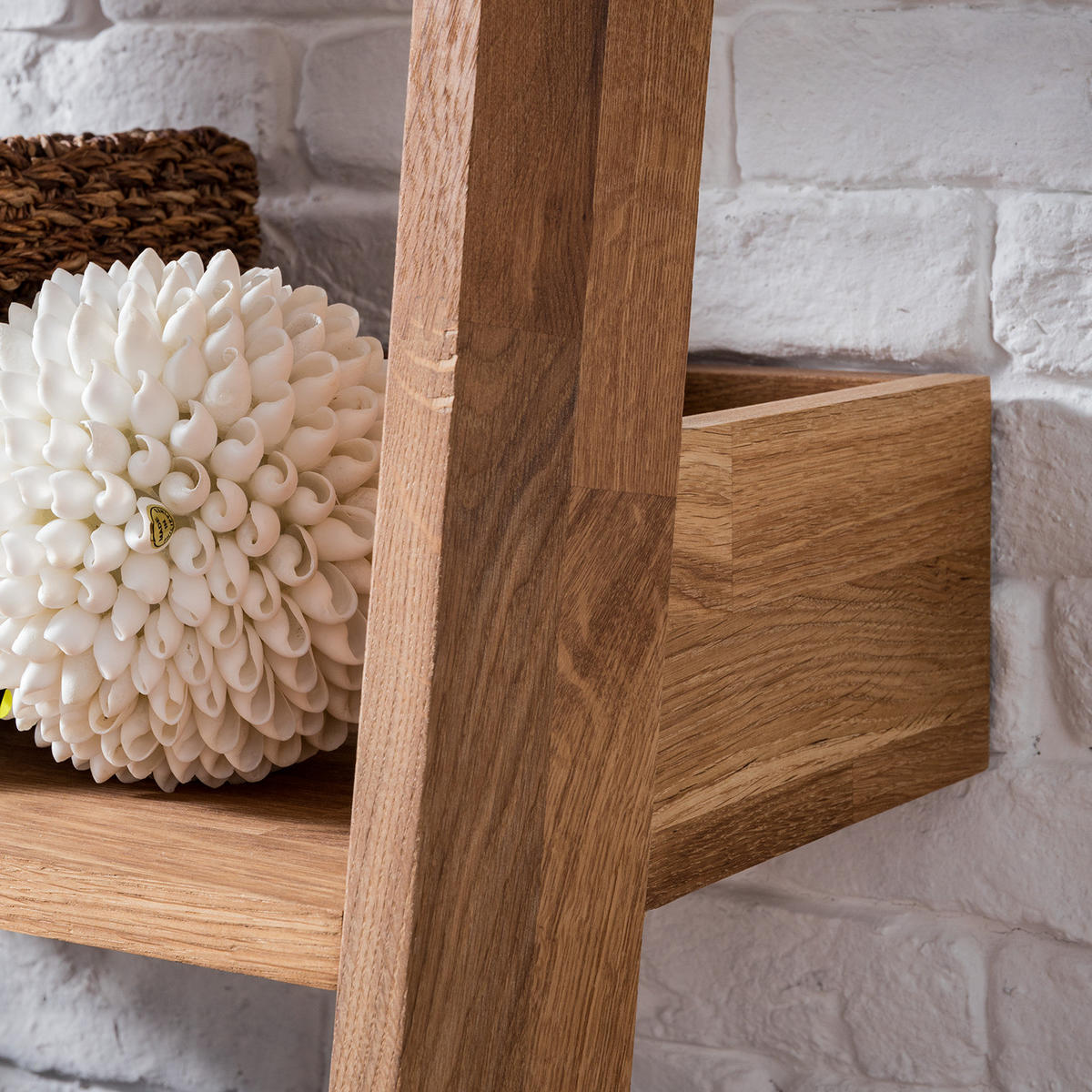 REGAL - Massivholz - Eichefarben, Holz (64/180/40cm) - home24