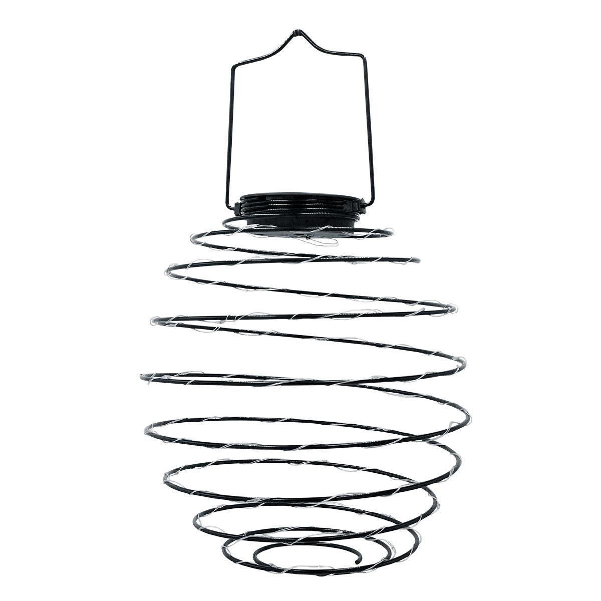 Lumisky Solarbetriebene, Schwarz 22x33x22 cm