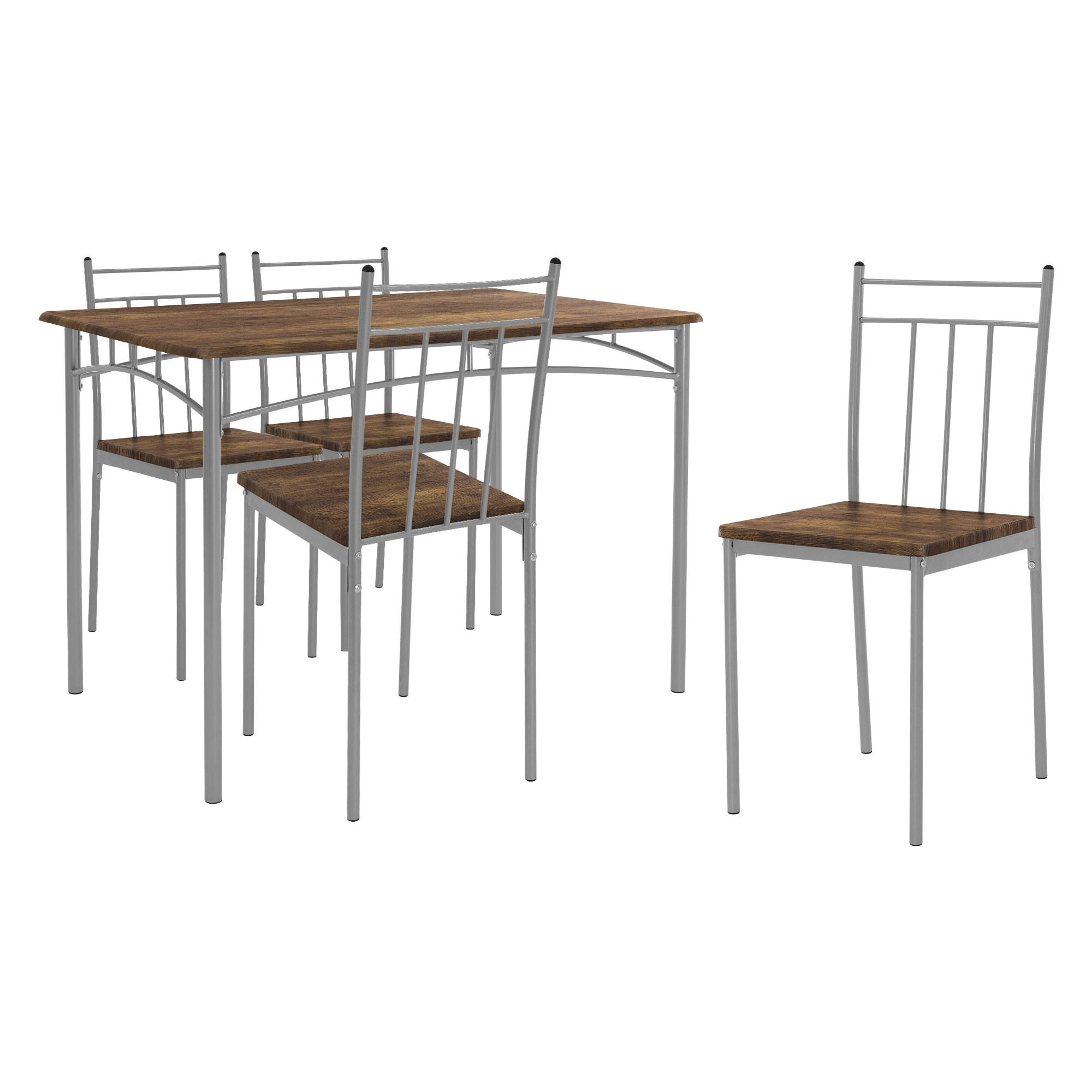 ML-DESIGN JÍDELNÍ STOLOVÁ SADA 5dílná Vintage hnědá