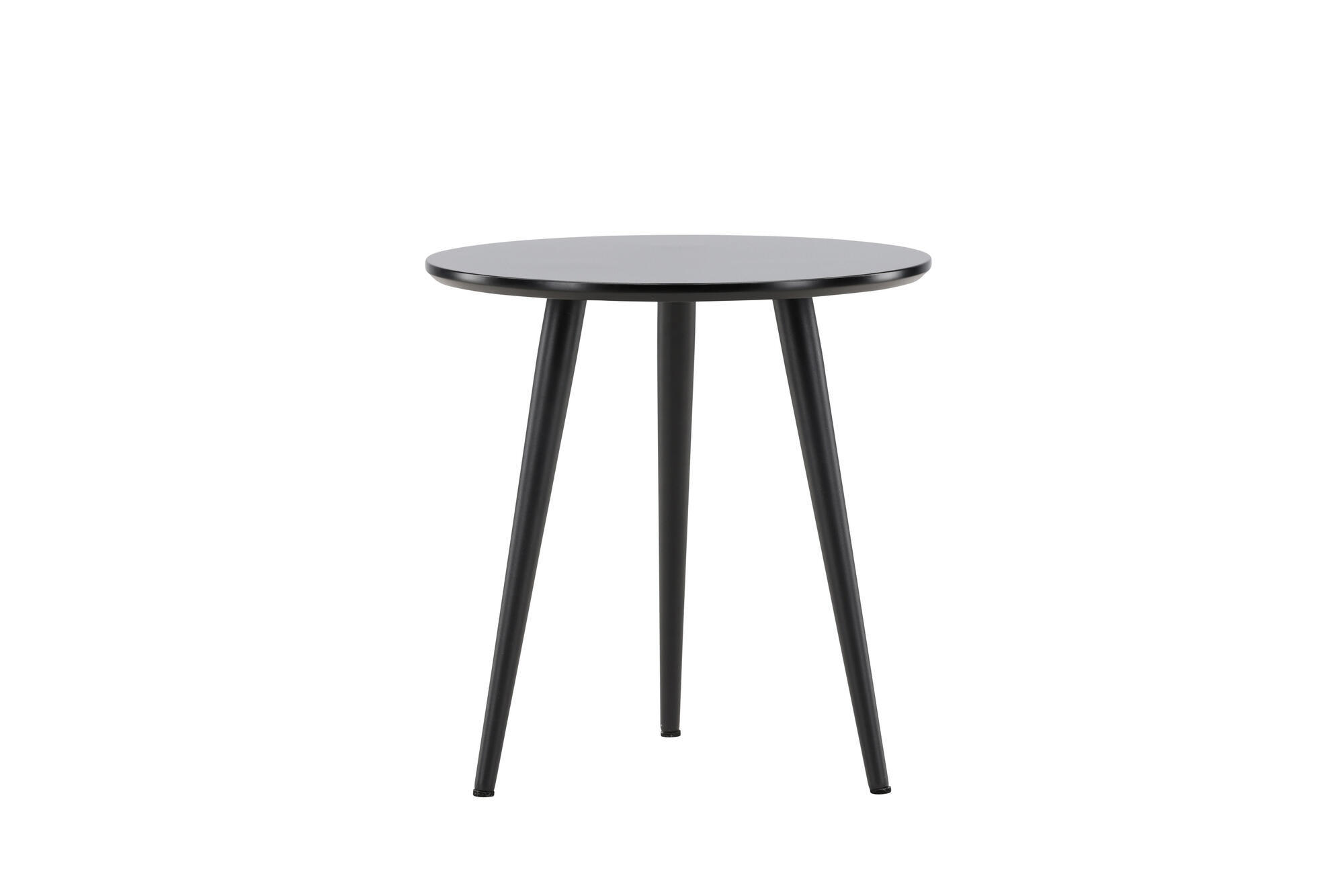 BEISTELLTISCH ASKIM Schwarz 48x48x50 cm - Schwarz, Holzwerkstoff (48/48/50cm) - FURNLUX