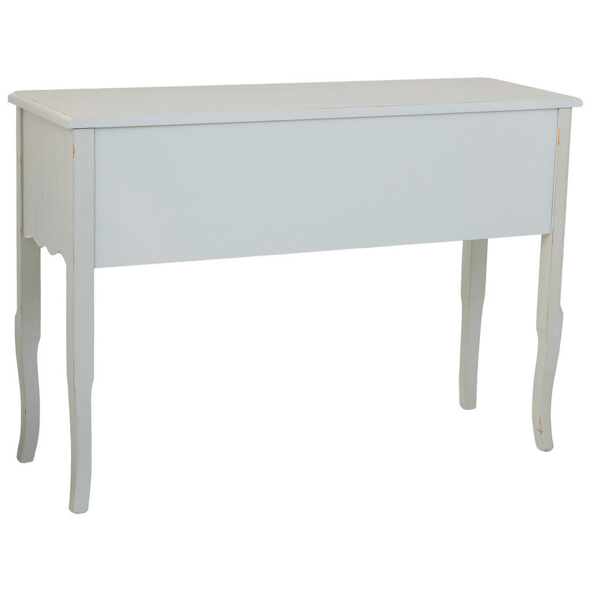 FLURTISCH aus holz mit 3 schubladen 120x40x82 cm - Weiß, Holz (40/120/82cm) - Wanderlust