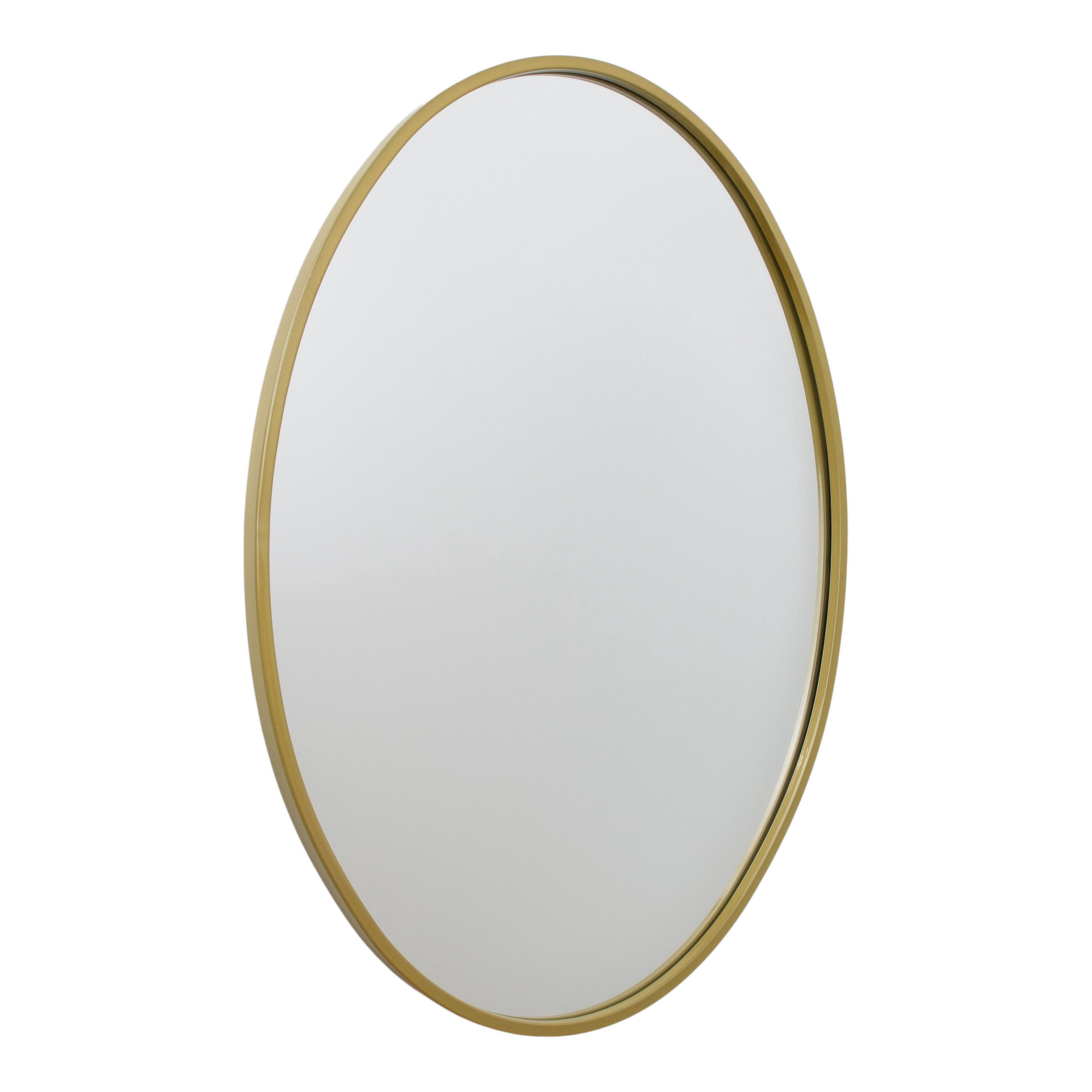 WANDSPIEGEL Boston Gold - Goldfarben, Metall (40/70/4cm) - Fragix