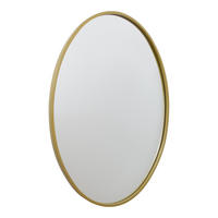 WANDSPIEGEL Boston Gold - Goldfarben, Metall (40/70/4cm) - Fragix