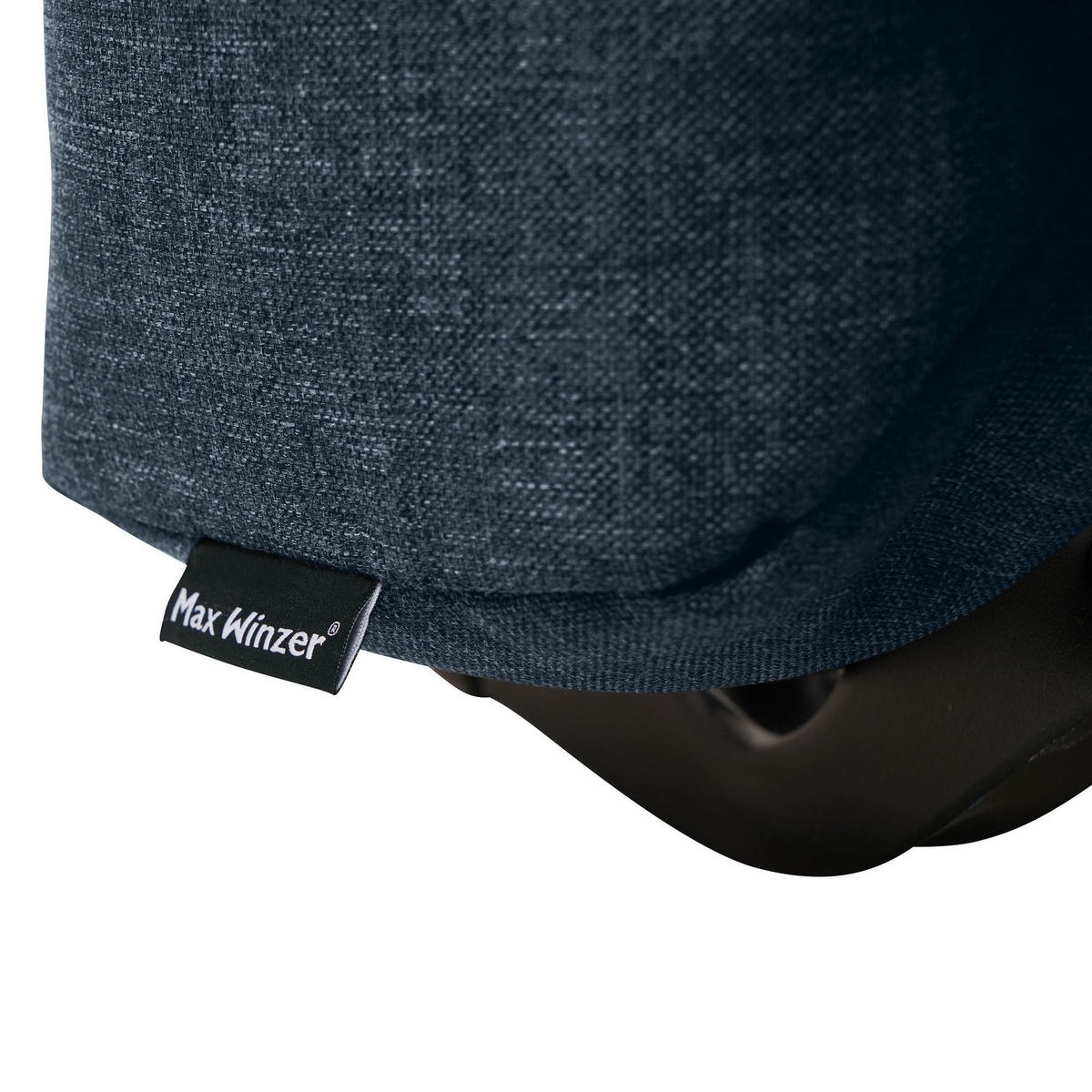 FALTSESSEL Kalomira Bezug Flachgewebe Metall schwarz / blau - Blau, Kunststoff (100/85/85cm) - 58aufmkessel