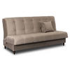 SOFA LIMA ausziehbar mit Schlaffunktion Beige - Braun, Holz/Textil (186/95/84cm) - makarowski meble