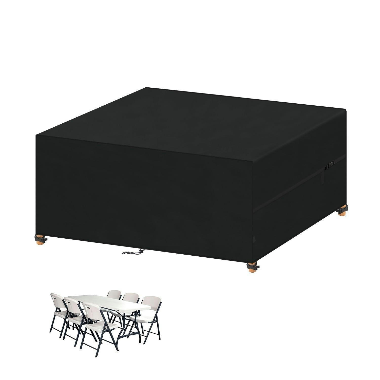 GARTENMÖBEL Abdeckung Wasserdicht 160 x 130 x 90 cm - Schwarz, Kunststoff (1/1/1cm)